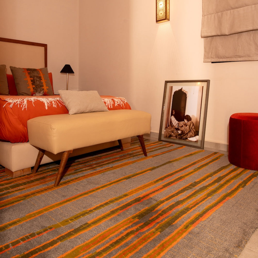 Natural fiber rugs
